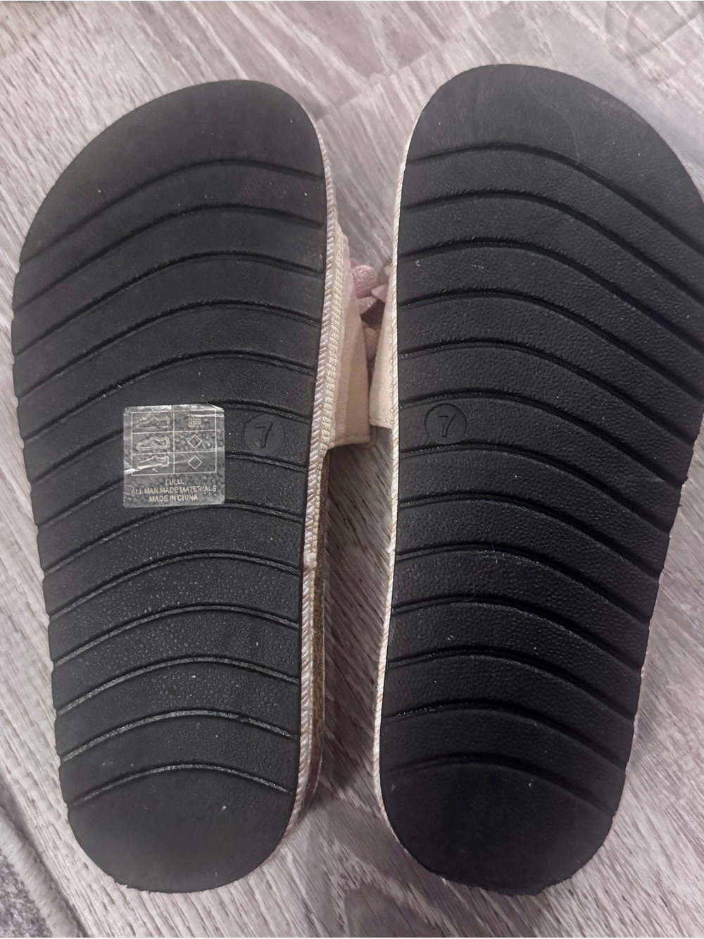 Blush Floral Espadrille Slide - Picture 4 of 4